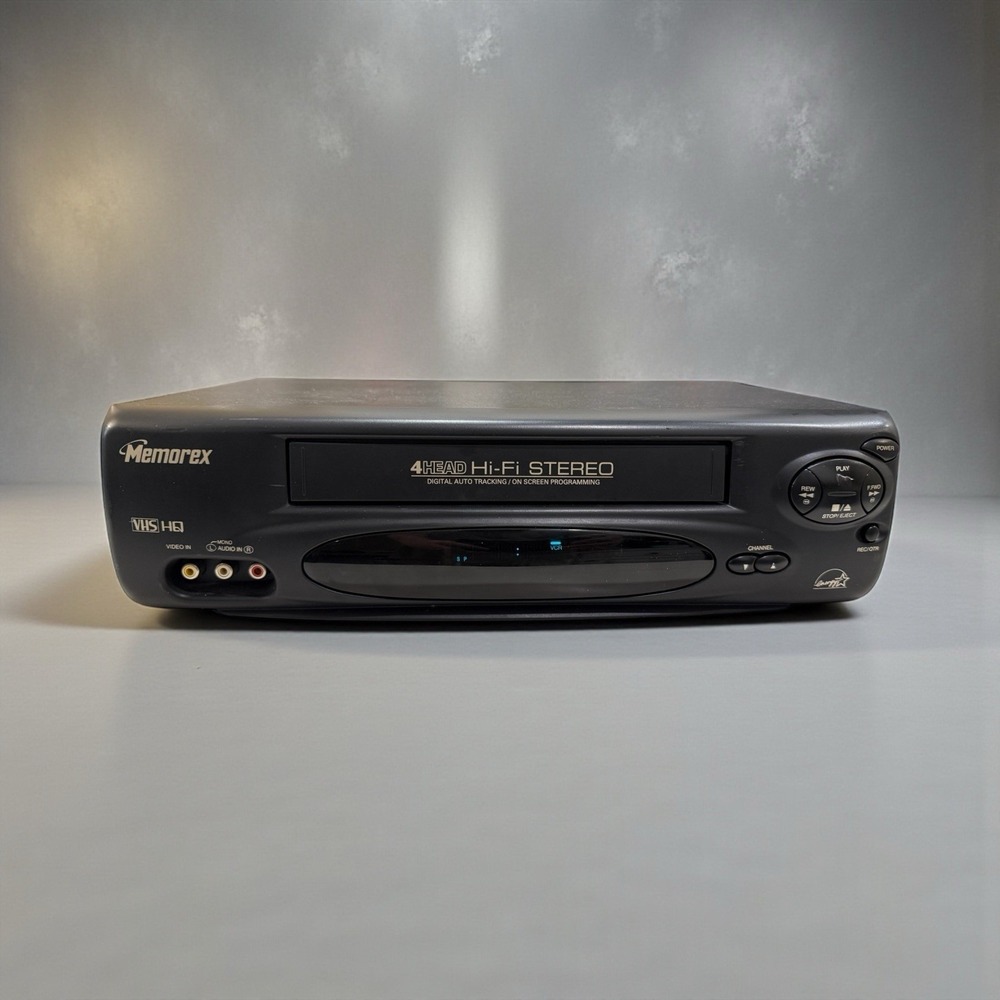 Memorex MVR4040A 4 Head HiFi VCR VHS Player No Remote.  Working / Tested